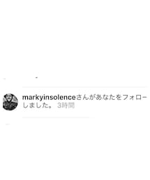 INSOLENCE Mark😳 | 音楽/本・雑誌