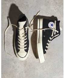 CONVERSE | FEAR OF GOD ESSENTIALS × CONVERSE CHUCK 70 HI "BLACK/WHITE" （2020）(スニーカー)
