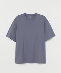 H&M | H&M - リラックスフィットTシャツ - グレー(Tシャツ/カットソー)
