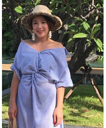 no brand | シャツワンピース