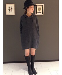 alcali | パーカーワンピ(ワンピース)