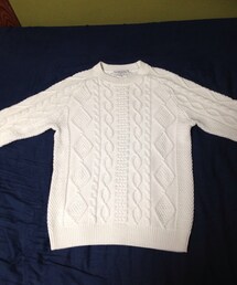 green label relaxing | ケーブルニット（コットン)/L(ニット/セーター)