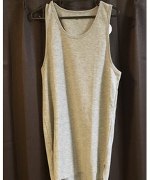 GLOBAL WORK | タンクトップ ポリエステル65% 綿35% L(タンクトップ)