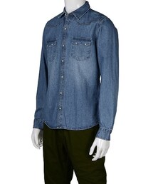 GU | デニムウェスタンシャツ(シャツ/ブラウス)