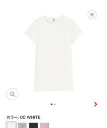 UNIQLO | WOMEN リブクルーネックT（半袖）(Tシャツ/カットソー)