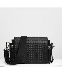 CHARLES & KEITH | フロントフラップ クロスボディバッグ(ショルダーバッグ)