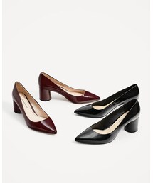 ZARA | ポインテッドトゥ ミディアムヒールシューズ(パンプス)