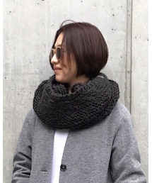 DIESEL | DIESELのマフラー。最初はあんまり使わないかなって思ってたけど、かなり活躍してくれてる✨(マフラー)