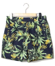 MACPHEE | ボタニカル柄ショートパンツ(その他パンツ)