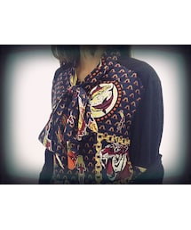 mercibeaucoup, | スカーフ柄シャツ(シャツ/ブラウス)