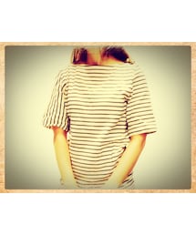 Sacai | ボーダーカットソー(Tシャツ/カットソー)