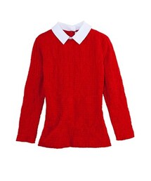 CARVEN | Petit Bateau+CARVEN
襟付きスモッキングプルオーバー
(Tシャツ/カットソー)