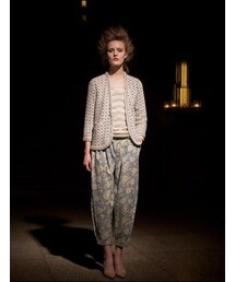 beautiful people | 花柄 2タックパンツ
(その他パンツ)