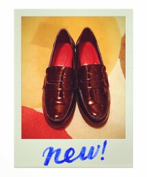 なし | エナメルローファー(その他シューズ)