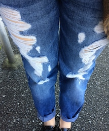 ZARA | ダメージデニム(デニムパンツ)