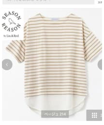 しまむら | ボーダーカットソー(Tシャツ/カットソー)