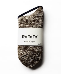 ROTOTO | Low Gauge Slub SOCKS(ソックス/靴下)