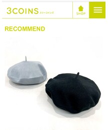 3coins | ハンチング/ベレー帽