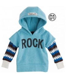 袖切り替えパーカー(パーカー)