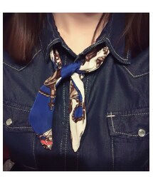 襟アップ | シャツワンピース