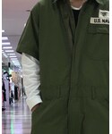 AVIREX(アヴィレックス)の「オールインワン・サロペット(つなぎ/オールインワン)」