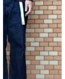 hatski | ワイドテーパードパンツ(デニムパンツ)