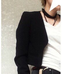 ZARA | ノーカラージャケット