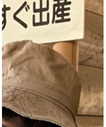 母に借りた日よけ帽子 | 帽子