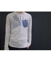 JUNYA WATANABE COMME des GARCONS | 綿天竺ボーダー 製品加工 L/S(Tシャツ/カットソー)