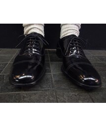 MARTIN MARGIELA | 22 MEN'S BLACK PATENT LEATHER OXFORD SHOES(ドレスシューズ)