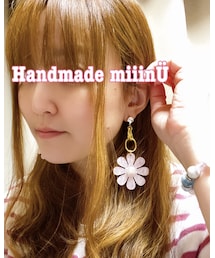 Handmade miiinÜ | ピアス（両耳用）