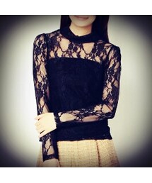 NICE CLAUP | レースブラウス(シャツ/ブラウス)