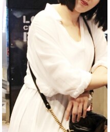 no brand | シャツワンピース