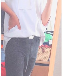 GU | 白ビックTシャツ(Tシャツ/カットソー)
