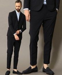 BEAUTY&YOUTH UNITED ARROWS | BY TR ストレッチ ノープリーツ アンクルパンツ(スラックス)
