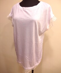 Herheels.H | 蕾私收邊圓領素T(Tシャツ/カットソー)