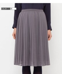 UNIQLO | シフォンプリーツミディスカート(スカート)