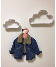 babyGAP | 襟ボア部分取外し可能(デニムジャケット)