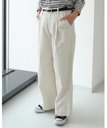 AMERICAN HOLIC | ハイウエストコーデュロイワイドパンツ(その他パンツ)