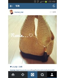 COOCO | cooco ペーパー生地トートバッグ(トートバッグ)