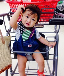 スーパーでお買い物🎵(サロペット/オーバーオール)