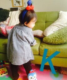 UNIQLO | キッズシャツをワンピにして来てみましたー🎵(シャツワンピース)