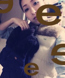 UNIQLO | GETした〜♡の顔(ダウンベスト)