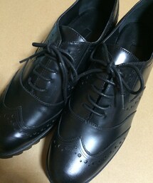 ZARA | レザーブルーチャー(その他シューズ)