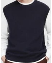 UNIQLO | オーバーサイズクルーネックベスト(ベスト)