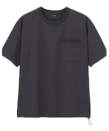GU | ストレッチプルオーバー(半袖)(Tシャツ/カットソー)