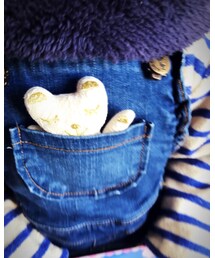 くまちゃん付き♡ | サロペット/オーバーオール