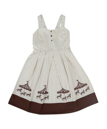 F i.n.t | メリーゴーランドプリントストライプキャミワンピース(ワンピース)