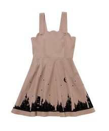 F i.n.t | シルエットフロッキープリントキャミワンピース(ワンピース)