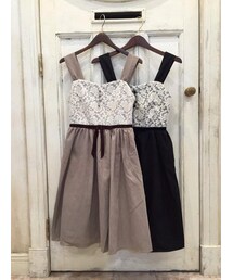 F i.n.t | レース重ねキャミワンピース(ワンピース)